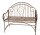 Garden Pleasure Gartenbank CAMEROON 950462 rostoptik Metall 112,0 cm