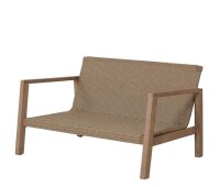 Garden Pleasure Loungegruppe SAN MATEO beige, braun Holz, 4-teilig