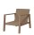 Garden Pleasure Loungegruppe SAN MATEO beige, braun Holz, 4-teilig