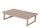 Garden Pleasure Loungegruppe SAN MATEO beige, braun Holz, 4-teilig
