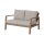 Garden Pleasure Loungegruppe SAN MATEO beige, braun Holz, 4-teilig
