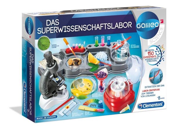 Clementoni Experimentierkasten Das Superwissenschaftslabor mehrfarbig  ( 59083.4 )