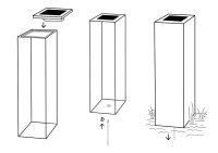 Garden Pleasure SALUTE LED Dekoleuchte braun, 1 St.