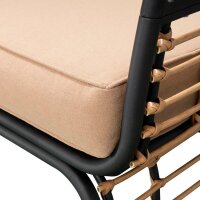 Garden Pleasure Loungesessel PAROS, schwarz Metall