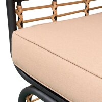 Garden Pleasure Loungesessel PAROS, schwarz Metall