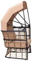 Garden Pleasure Loungesessel PAROS, schwarz Metall
