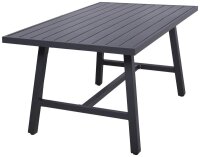 Garden Pleasure Gartentisch DENIA anthrazit rechteckig...