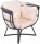 Garden Pleasure Loungesessel DELOS beige, schwarz Metall