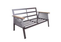 Garden Pleasure Loungegruppe DENIA beige, braun Metall, 12-teilig