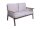 Garden Pleasure Loungegruppe DENIA beige, braun Metall, 12-teilig
