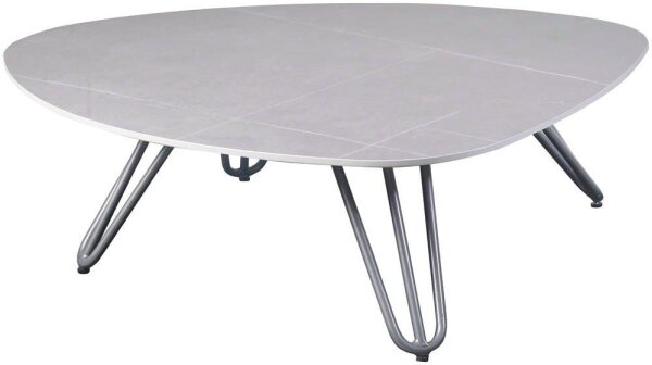 Garden Pleasure EMILIA Beistelltisch rechteckig Stein grau 110,0 x 88,0 x 31,5 cm, 1 St.