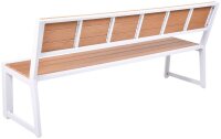 Garden Pleasure Gartenbank VENICE 305471 braun Metall 180,0 cm  ( 305471 )