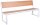 Garden Pleasure Gartenbank VENICE 305471 braun Metall 180,0 cm  ( 305471 )