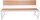 Garden Pleasure Gartenbank VENICE 305471 braun Metall 180,0 cm  ( 305471 )