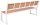 Garden Pleasure Gartenbank VENICE 305471 braun Metall 180,0 cm  ( 305471 )