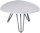 Garden Pleasure EMILIA Beistelltisch dreieckig abgerundet Stein grau 68,0 x 68,0 x 39,0 cm, 1 St.