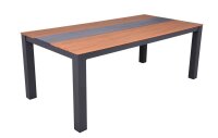 Garden Pleasure Gartentisch SILEA natur rechteckig 200,0...