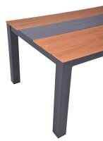 Garden Pleasure Gartentisch SILEA natur rechteckig 200,0 x 100,0 x 75,0 cm