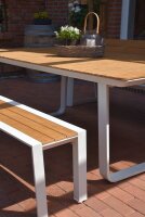 Garden Pleasure Sitzbank VENICE 305473 braun Metall 180,0 cm