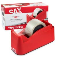 sax design Tischabroller rot/weiß