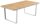 Garden Pleasure Gartentisch VENICE braun rechteckig 200,0 x 100,0 x 75,0 cm