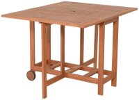 Garden Pleasure Sitzgruppe ANAHEIM, braun Holz, 5-teilig