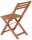 Garden Pleasure Sitzgruppe ANAHEIM, braun Holz, 5-teilig