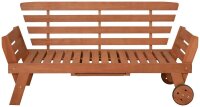 Garden Pleasure Gartenbank RINCON 985283 natur Holz 190,0 cm