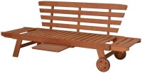 Garden Pleasure Gartenbank RINCON 985283 natur Holz 190,0 cm