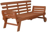 Garden Pleasure Gartenbank RINCON 985283 natur Holz 190,0 cm