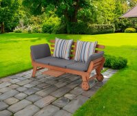 Garden Pleasure Gartenbank RINCON 985283 natur Holz 190,0 cm