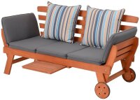 Garden Pleasure Gartenbank RINCON 985283 natur Holz 190,0 cm