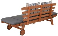 Garden Pleasure Gartenbank RINCON 985283 natur Holz 190,0 cm
