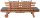Garden Pleasure Gartenbank RINCON 985283 natur Holz 190,0 cm