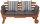 Garden Pleasure Gartenbank RINCON 985283 natur Holz 190,0 cm