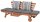 Garden Pleasure Gartenbank RINCON 985283 natur Holz 190,0 cm
