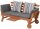 Garden Pleasure Gartenbank RINCON 985283 natur Holz 190,0 cm