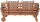 Garden Pleasure Gartenbank RINCON 985283 natur Holz 190,0 cm