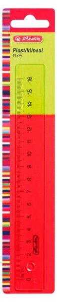 herlitz Lineal 16,0 cm, transparent