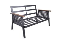 Garden Pleasure Loungegruppe DENIA grau, anthrazit Metall, 12-teilig