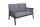 Garden Pleasure Loungegruppe DENIA grau, anthrazit Metall, 12-teilig