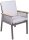 Garden Pleasure Gartenstühle mit Armlehnen DENIA beige, Metall, 2 St.