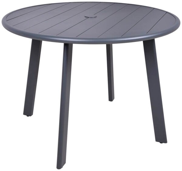 Garden Pleasure Gartentisch COSTA anthrazit rund 101,5 x 101,5 x 72,0 cm