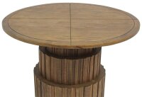 Garden Pleasure Gartentisch NADI walnuss rund 120,0 x 120,0 x 77,0 cm