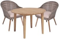 Garden Pleasure Sitzgruppe PUEBLO/ ARVADA taupe, natur...