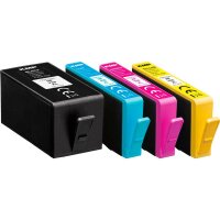 KMP  schwarz, cyan, magenta, gelb Druckerpatronen kompatibel zu HP 920XL (C2N92AE), 4er-Set
