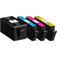 KMP  schwarz, cyan, magenta, gelb Druckerpatronen kompatibel zu HP 934XL/935XL (X4E14AE), 4er-Set