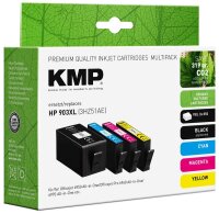 KMP  schwarz, cyan, magenta, gelb Druckerpatronen...