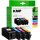 KMP  schwarz, cyan, magenta, gelb Druckerpatronen kompatibel zu HP 912XL (3YP34AE), 4er-Set