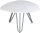 Garden Pleasure SILENA Beistelltisch dreieckig abgerundet Stein grau 68,0 x 68,0 x 39,0 cm, 1 St.